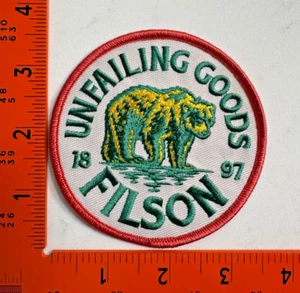 Vintage Filson "Unfailing Goods 1897" gestickter Bügelbild Aufnäher - Bild 1 von 1