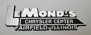 LeMond's Chrysler Center Automotive Dealership Emblem. Free Shipping - Picture 1 of 3