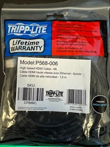 TRIPP LITE High-Speed HDMI Cable - 6ft - Model: P568-006 - Picture 1 of 2