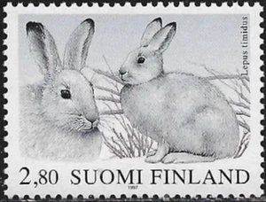 [OOS] Finland #Mi1380 MNH 1997 Easter Mountain Hare [1036] - Picture 1 of 1