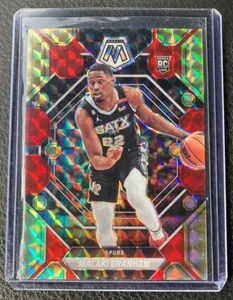 2022-23 Panini Mosaic Choice Fusion Red Yellow Prizm 202 Malaki Branham 74/88 RC - Picture 1 of 2