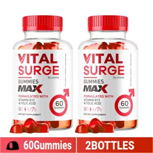 2 X Vital Gummies Male Support Gummies Formulated Vitamin B12 Folic Acid - Picture 1 of 8