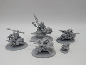 Games Workshop Warhammer 40K Plastic Ork Squighog Boyz x4 Assembled Primed Lot 1 - Bild 1 von 3