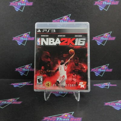 NBA 2K16 PS3 PlayStation 3 James Harden Complete - 1 Year Warranty EX Cond - Image 1 of 4
