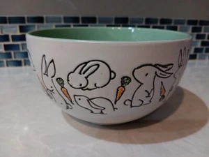 New Bunny Rabbits 6" Bowl - Picture 1 of 12