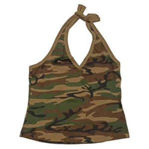 MFH Damen Neckholder zum Binden V-Ausschnitt Damenbluse Woodland Damen-Top - Bild 1 von 1