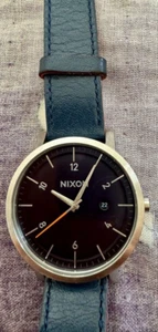 NIXON Watch : The Rollo Date Quartz Men Wristwatch Working Round shape Used - Picture 1 of 5