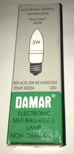 Pack Of 30 - DAMAR Energy Saving Bulb CRI 80 5 Watt E26 5000K 5W 120V 175 Lumens - Picture 1 of 3