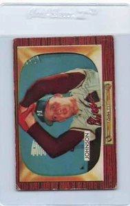 1955 Bowman #157 Ernie Johnson Braves Signed Auto *H3382 - Picture 1 of 2