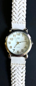 Japan Movement Womens Quartz Watch White & Stainless Steel Summertime Timekeeper - Picture 1 of 9