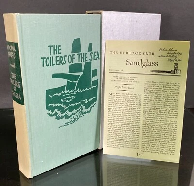 TOILERS OF THE SEA Victor Hugo Heritage Press 1961 Slipcase w/ Sandglass Foto 1 de 4
