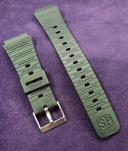 Banda de reloj Casio CA-20MF negra PVC 20 mm de lote antiguo - Imagen 1 de 6