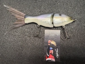 Black Label Balsa HollyWOOD Custom Balsa Glide Bait - Foiled American Shad #319 - Picture 1 of 3