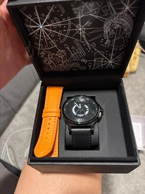 BIG TIME COOL (54mm) ESFERA METÁLICA PISTOLA / CAJA METÁLICA PISTOLA AMBAS BANDAS - NARANJA/NEGRO  Foto 1 de 4