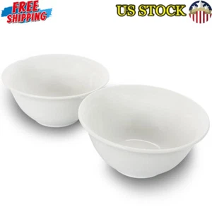 2 Piece Microwave Dishwasher Safe All-Purpose Bowl Set 35oz Perfect Soup Cereal - Picture 1 of 6