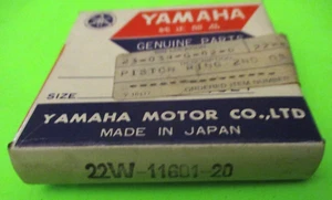 2 NOS VINTAGE YAMAHA MOTORCYCLE PISTON RINGS ~ PART # 22W-11601-20 WE SELL PARTS - Picture 1 of 1