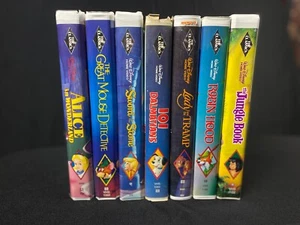 Walt Disney black diamond classic's 7 VHS MOVIES. - Picture 1 of 4