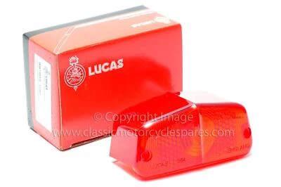 Lens, Lucas 564 Rear Lamp, LU57839, Genuine Lucas - Image 1 of 2