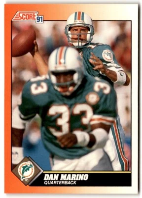 1991 Score Dan Marino #385 Miami Dolphins - Image 1 of 2