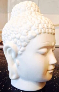 Latex Mould for making  this Buddha head statue/candle - Picture 1 of 1