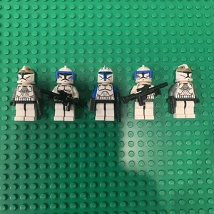 Lego Star Wars Clone Trooper Lot Captain Rex Minifigure Phase 1 Clone 501’st Lot - Picture 1 of 6