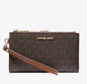 Cartera Smartphone Michael Kors Jet Set Travel Signature Logo - MARRÓN-35F8GTVW0B - Imagen 1 de 6