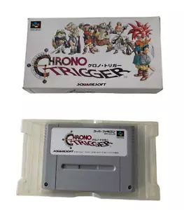Chrono Trigger w/Box Tested Nintendo Super Famicom SFC SNES SQUARE - Picture 1 of 10