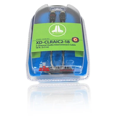 JL AUDIO XD-CLRAIC2-18 Car Amplifier 2 Channel RCA Cable 18ft. Amp Wire New - Image 1 of 2