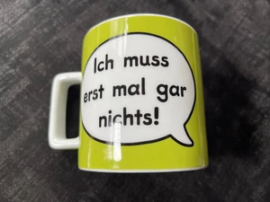 Wortheld Tasse Sheepworld - Wurde wenig benutzt - Ich muss mal gar nichts! - Bild 1 von 2