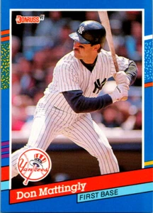 Don Mattingly 1991 Donruss #107 Baseball Card - Picture 1 of 2