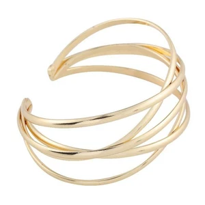 1 stück zarte eisen armband frauen mädchen schmuck armband dekoration (golden) - Bild 1 von 12