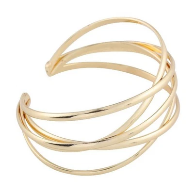 1 stück zarte eisen armband frauen mädchen schmuck armband dekoration (golden) - Bild 1 von 4