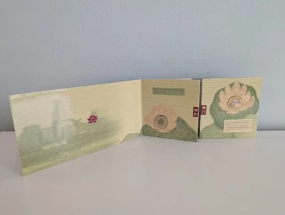 PRC China 1999 Return of Macau SAR 2-piece set 10-Yuan RMB Coins Booklet - Image 1 of 4