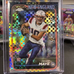 2024 Topps Chrome - Rookies Drake Maye #203 X-Fractor (RC) - Picture 1 of 1