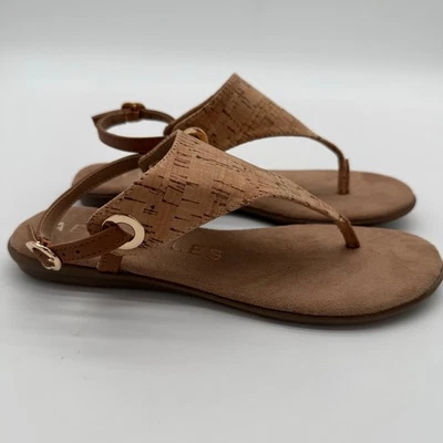 Sandalias planas de corcho acolchadas informales cómodas conclusión de aerosoles nuevas sin caja 7 Foto 1 de 4