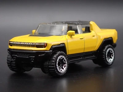 2022-2025 HUMMER Ev Elettrico Pick-Up Camion Giallo 1:64 Scala Modellino Auto - Immagine 1 di 4
