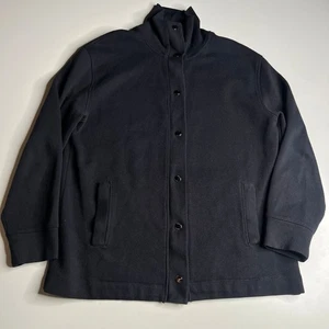 Lauren Ralph Lauren Black Button Up Knit Jacket Sweater Coat Women’s XL - Picture 1 of 7