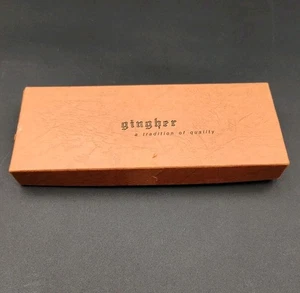 ✅✂️Gingher Left/Handed Pinking Shears G-7PL Chrome Scissors VTG Box 👀SEE CHANGE - Picture 1 of 24