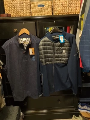 new 2 catta verdra vest and jacket country club exclusive club 2 xl  - Image 1 of 4