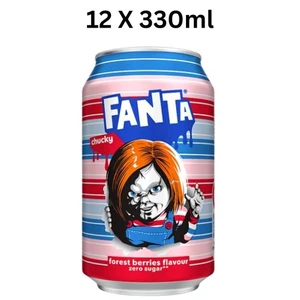 Fanta Waldbeeren zuckerfrei 12 x 330ml / New Chucky Edition / Halloween / Nosugar - Bild 1 von 1