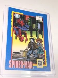 1991 MARVEL HALLOWEEN Spider-Man Card - FREE SHIPPING - Picture 1 of 2
