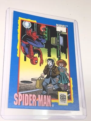 1991 MARVEL HALLOWEEN Spider-Man Card - FREE SHIPPING - Image 1 of 2