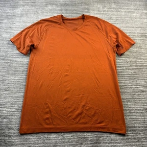 Lululemon Hemd Herren Medium Orange Metal Vent Tech Kurzarm Performance - Bild 1 von 6