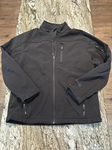 Free Country Mens Large Full Zip Jacket Soft Shell Water Resistant - Picture 1 of 5