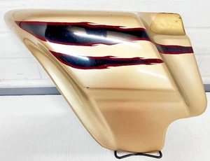 Harley Davidson OEM FLHRSEI2 CVO Road King Side Cover, Left 66672-03BFG *Nice - Picture 1 of 6