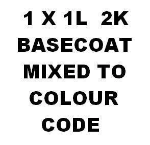 NUAGANE 1 LT READY FOR USE RFU BASECOAT COLOUR MIXED TO CAR COLOUR CODE Pre Thinned