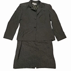 Jones Wear Womens Suit Set Skirt Jacket Size 16 - Picture 1 of 12
