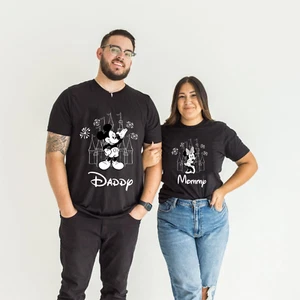 Disneyland Papa Mama Disney Trip T-Shirt Familie Urlaub Mickey Minnie Tee Top - Bild 1 von 23