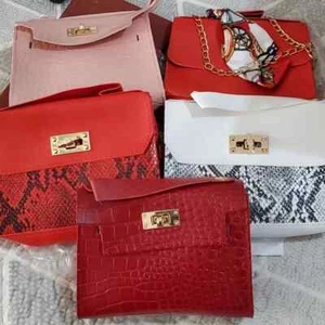 Menge 6 kleine Handtaschen Mini Mode Hochwertiges PU Leder Damen Geldbörsen - Bild 1 von 6