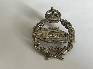 Canada Canadian Tank Corps Cap Badge - Picture 1 of 3